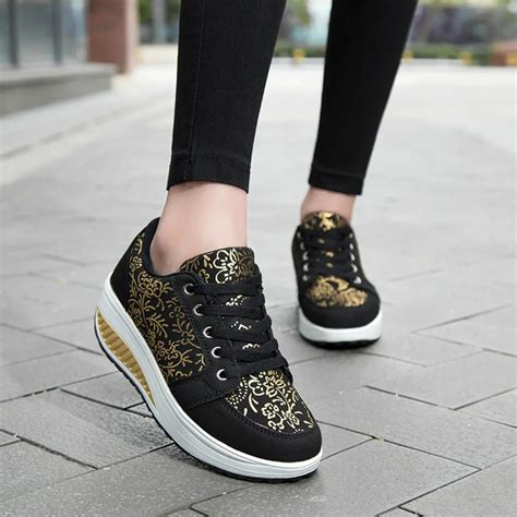 all black casual sneakers women's.